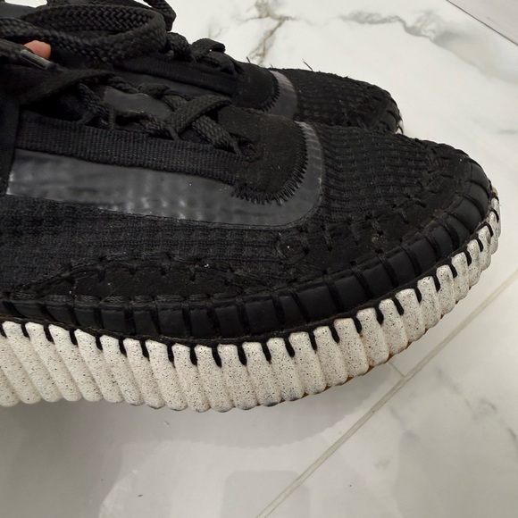 Chloe Nama Black Mesh Sneakers Size 37 - Picture 10 of 11